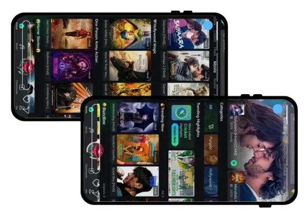 MovieBox Pro app interface overview on Android